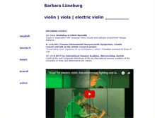 Tablet Screenshot of barbara-lueneburg.com